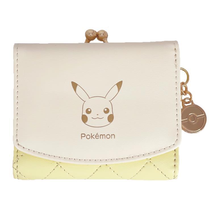 ポケットモンスター 口金ミニ財布 イエロー ピカチュウ 149557 キルト