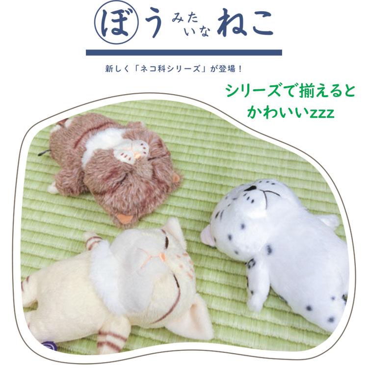 ぼうみたいなねこ ぬいぐるみS つしぼう ネコ科シリーズ