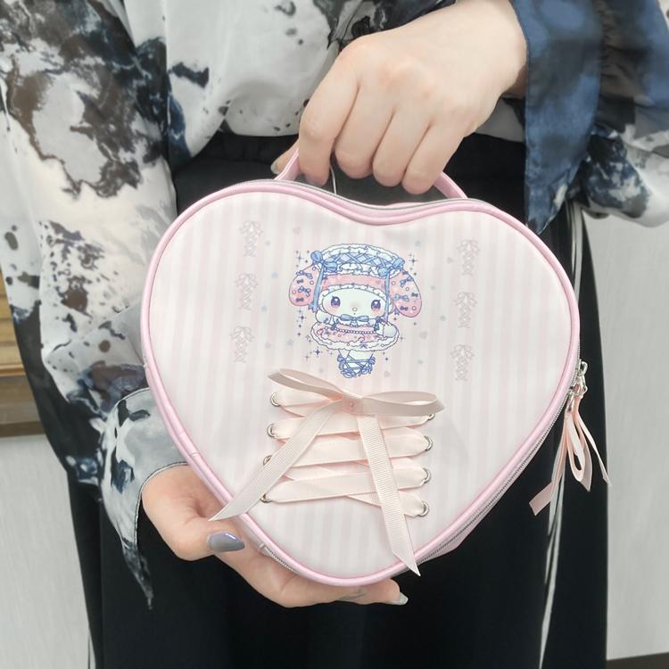 マイメロディ×DOLLY MIX ハート型バニティポーチ マリモクラフト