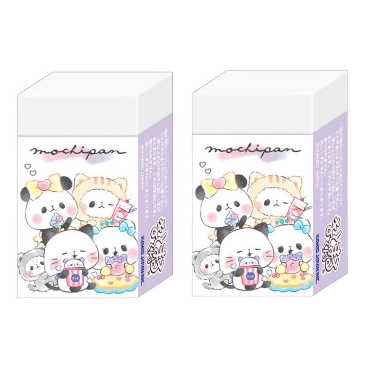 2個セット】もちもちぱんだ まとまるくん消しゴム 遊園地スイーツ