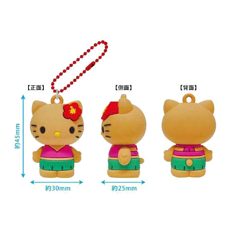 ハローキティ PVCマスコット レッド 606428 日焼けシリーズ SANRIO