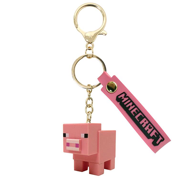 Minecraft マスコットキーホルダー ブタ 607111 マインクラフト