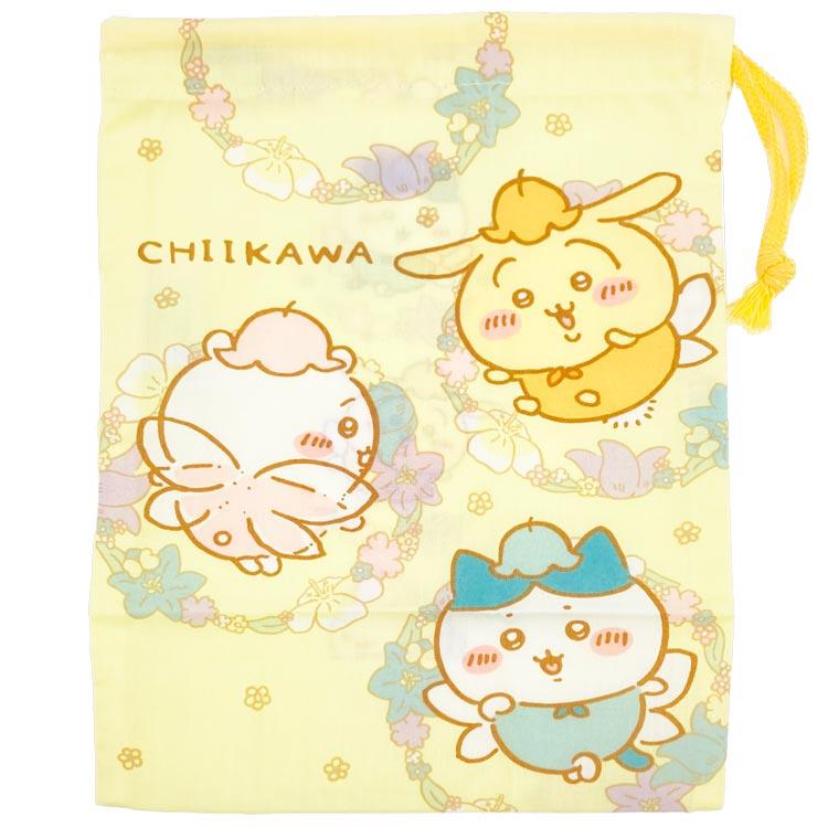 ちいかわ コップ巾着 267455 フェアリーフラワー ハチワレ うさぎ