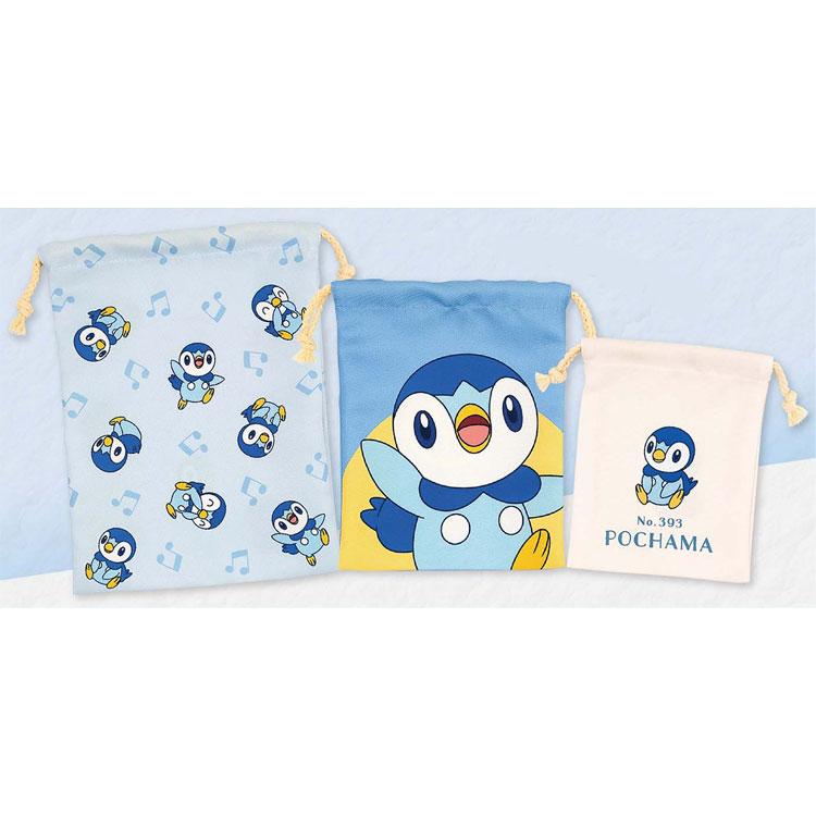 ポケットモンスター 3P巾着 ポッチャマ 270431 pokemon ポケモン