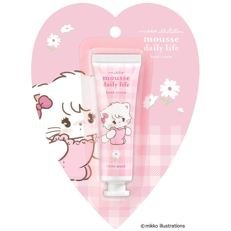 mikko illustrations ハンドクリーム ムース ホワイトムスクの香り