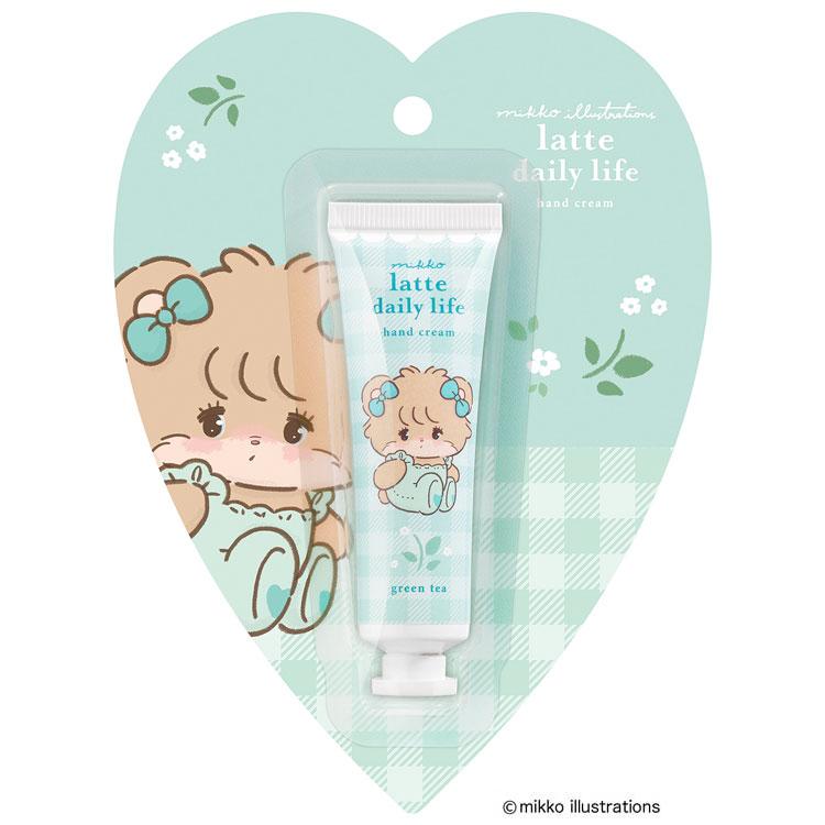 mikko illustrations ハンドクリーム ラテ グリーンティーの香り