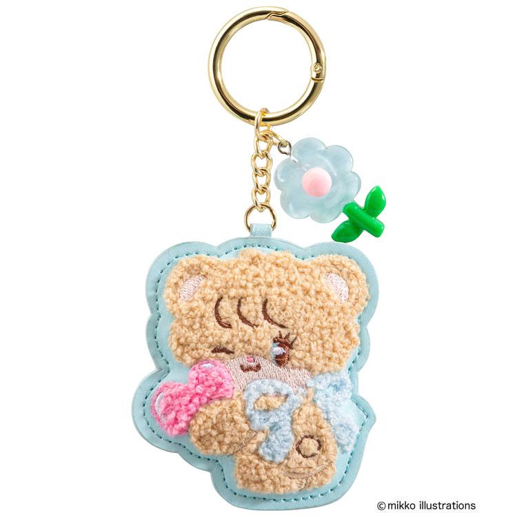 mikko illustrations ワッペンキーホルダー ラテ 158447 推し活グッズ