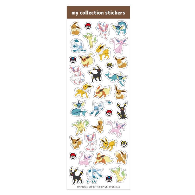 ポケットモンスター マイコレクションステッカー イーブイとその進化形