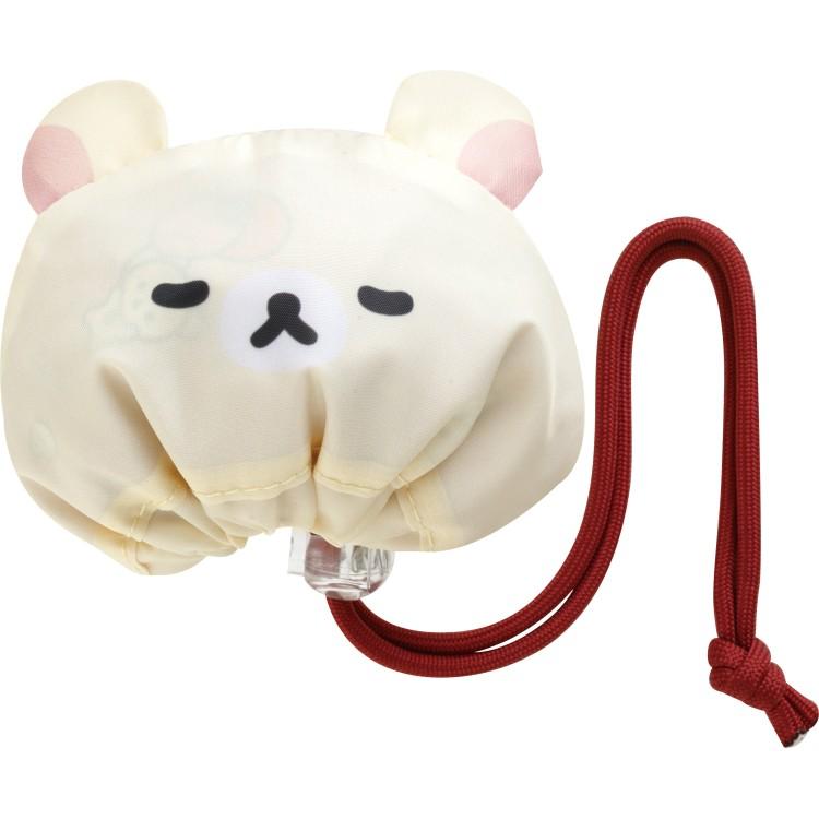 リラックマ エコロン コリラックマ ピンク エコバッグ まるめて収納