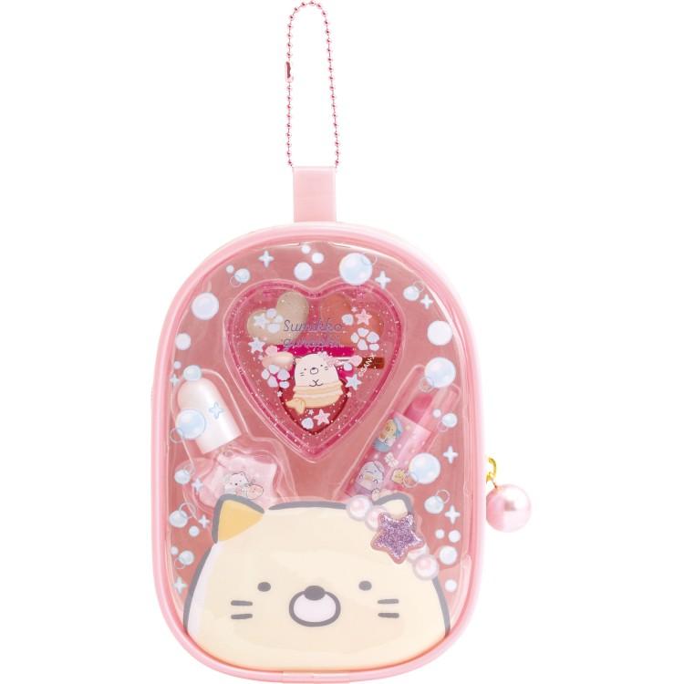 すみっコぐらし すみっコスメティックポーチ ねこ ピンク キッズコスメ