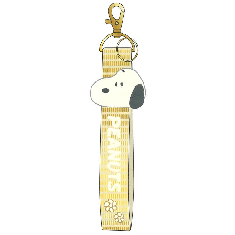 スヌーピー ストラップキーホルダー ゴールド 619088 ピーナッツ