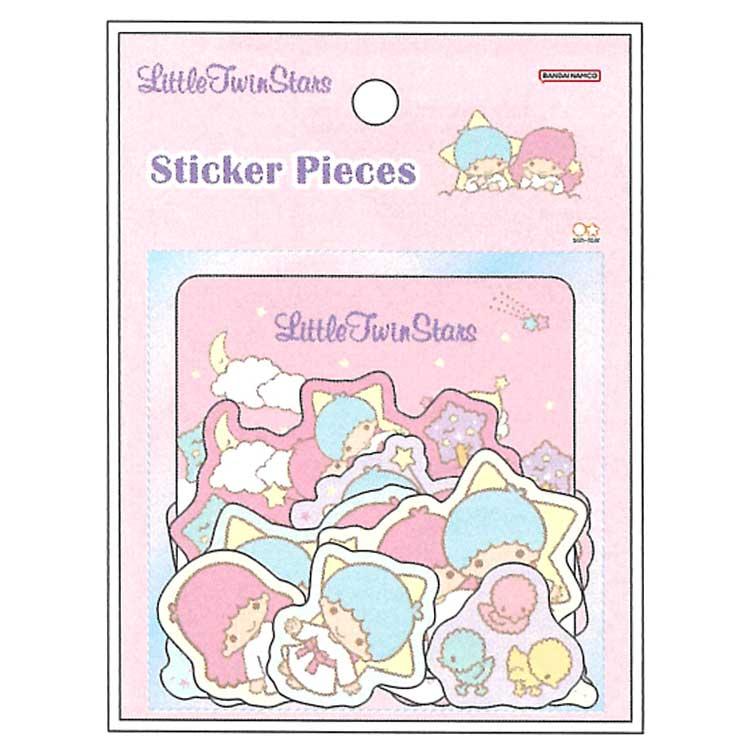 リトルツインスターズ フレークシール ピンク 646602 SANRIO サンリオ