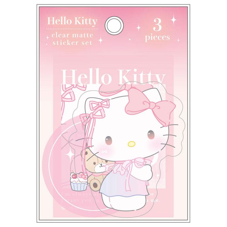 ハローキティ クリアマットステッカーセット 254262 バレエコア SANRIO