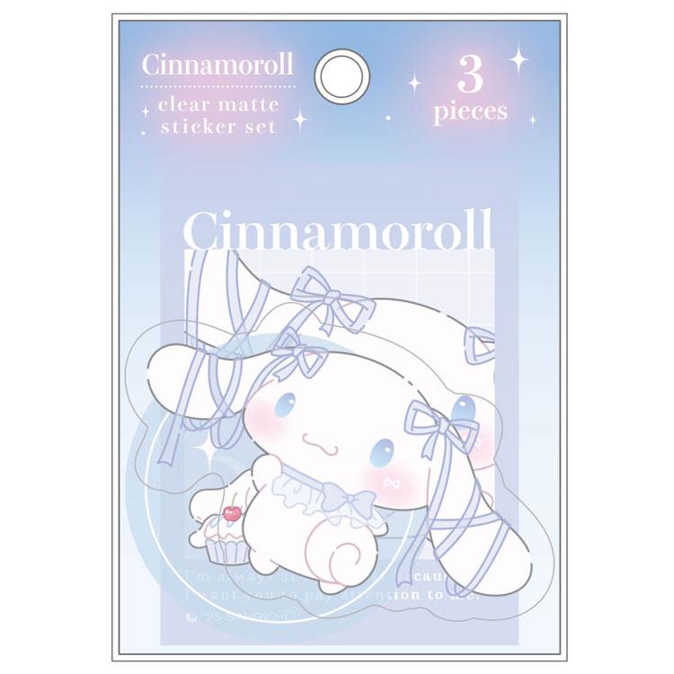 シナモロール クリアマットステッカーセット 254279 バレエコア SANRIO