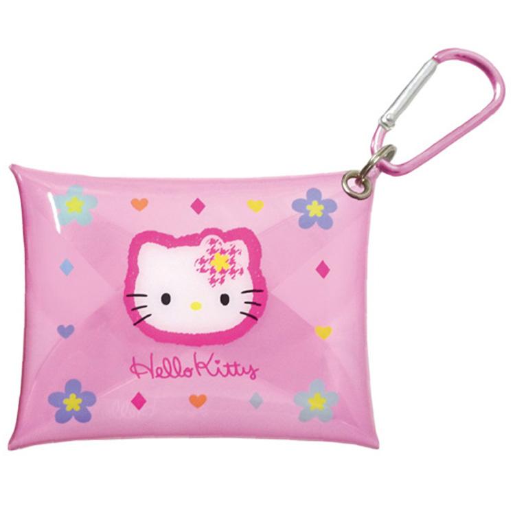 ハローキティ カラビナ付きクリアポーチ ピンク 608392 SANRIO