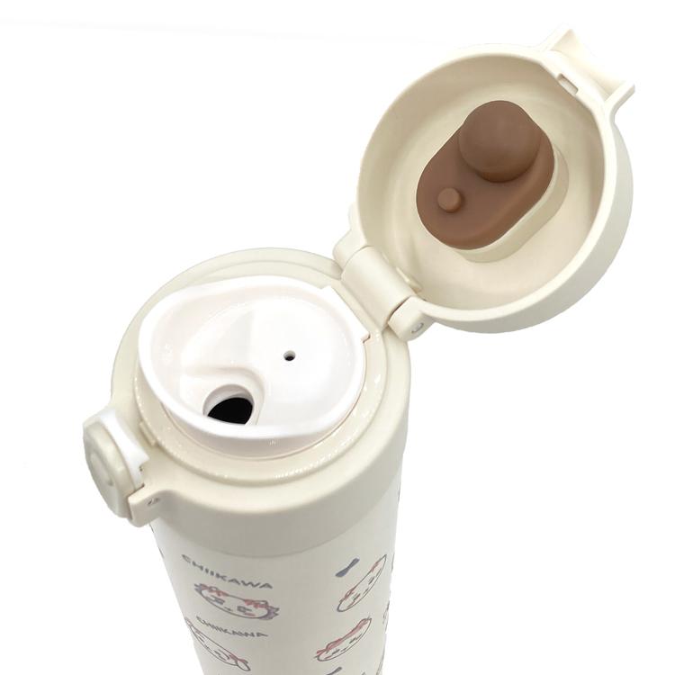 ちいかわ ワンタッチステンレスボトル500ml 267608 リボン ハチワレ