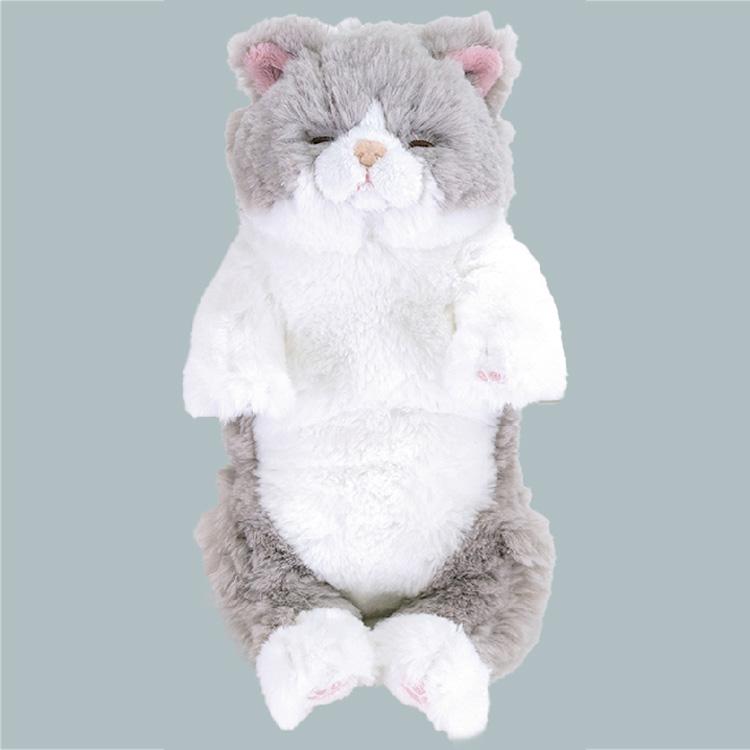 ひざねこ すやすや ぬいぐるみS GY 051373 猫 : キャラクター雑貨
