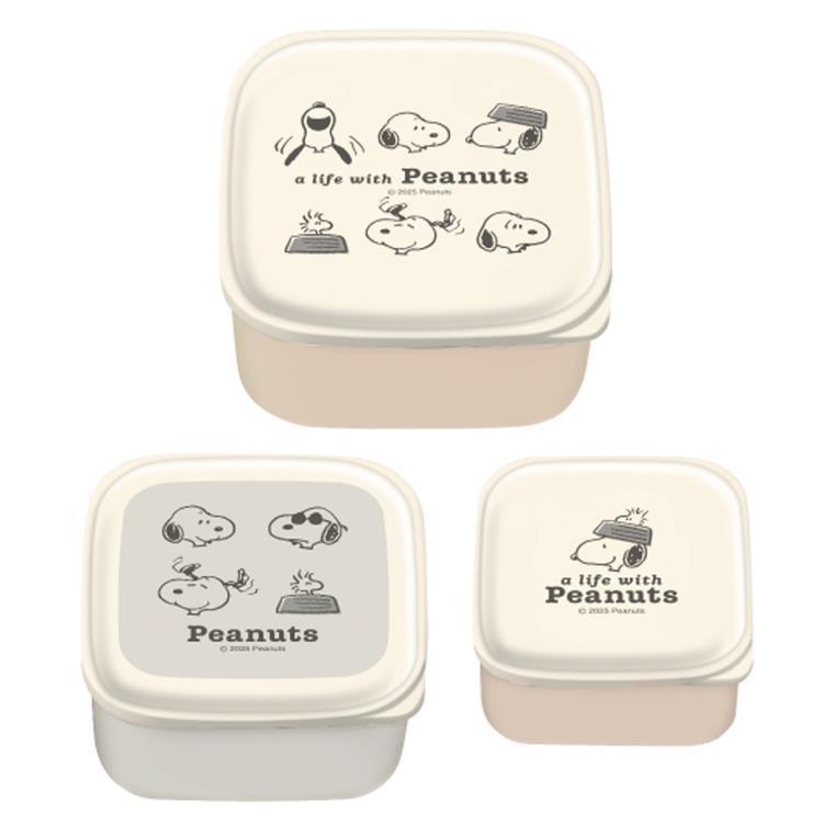 スヌーピー 入れ子ランチボックス A LIFE WITH PEANUTS 273535 SNOOPY