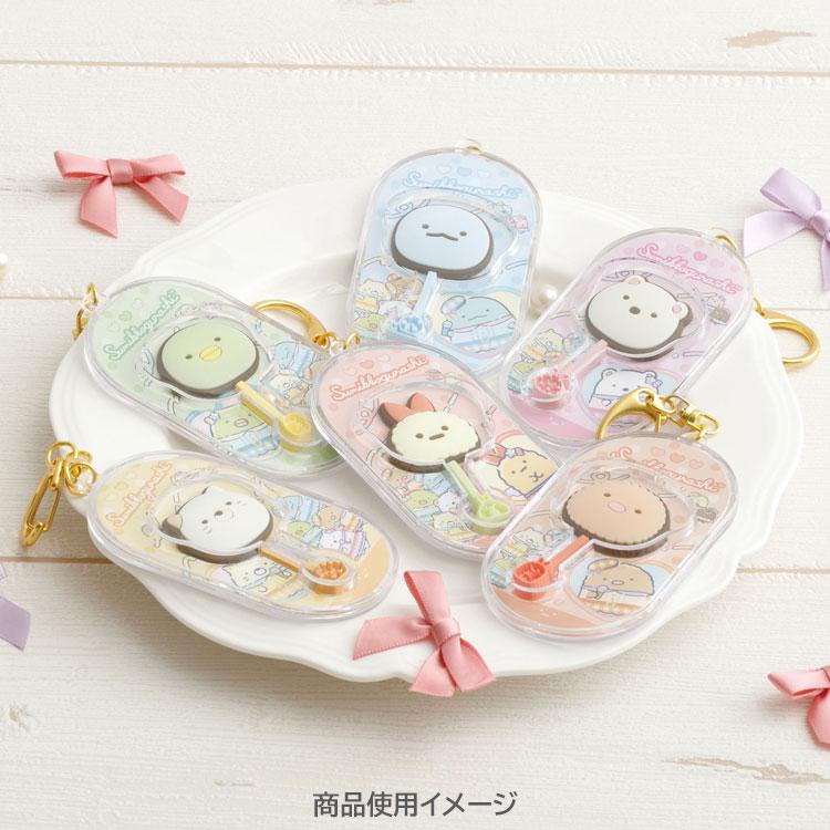 すみっコぐらし チョコレート風キーホルダー ねこ ペロペロチョコ型