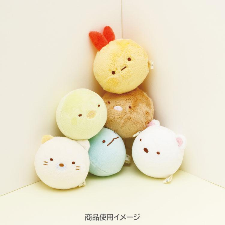 すみっコぐらし むぎゅむぎゅぬいぐるみ とんかつ まん丸 ころころ