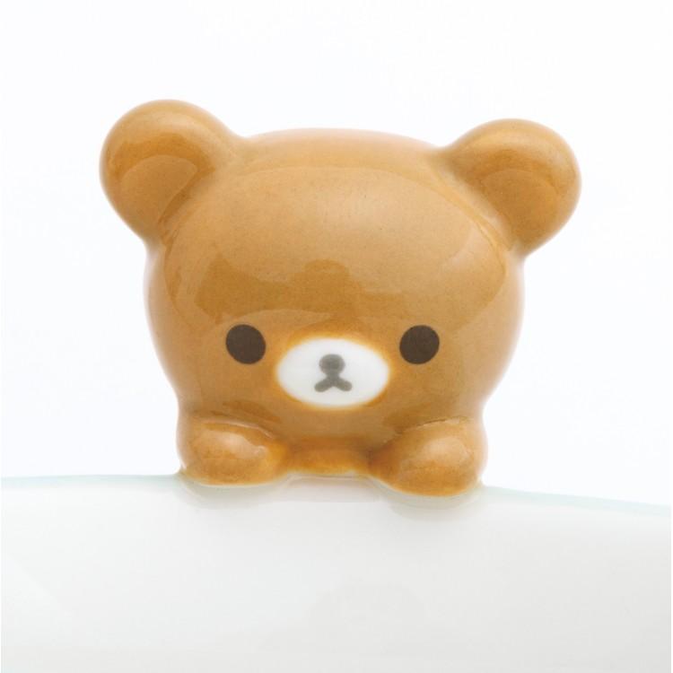 リラックマ マスコット付マグカップ チャイロイコグマ ブルー