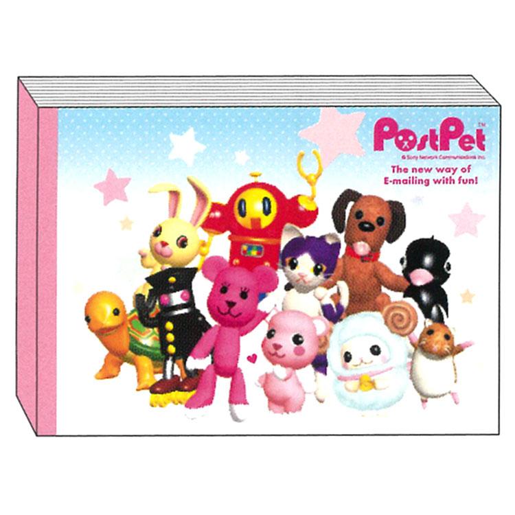PostPet メモA6 集合 630472 ポストペット So-net ポスペ ピンクのクマ