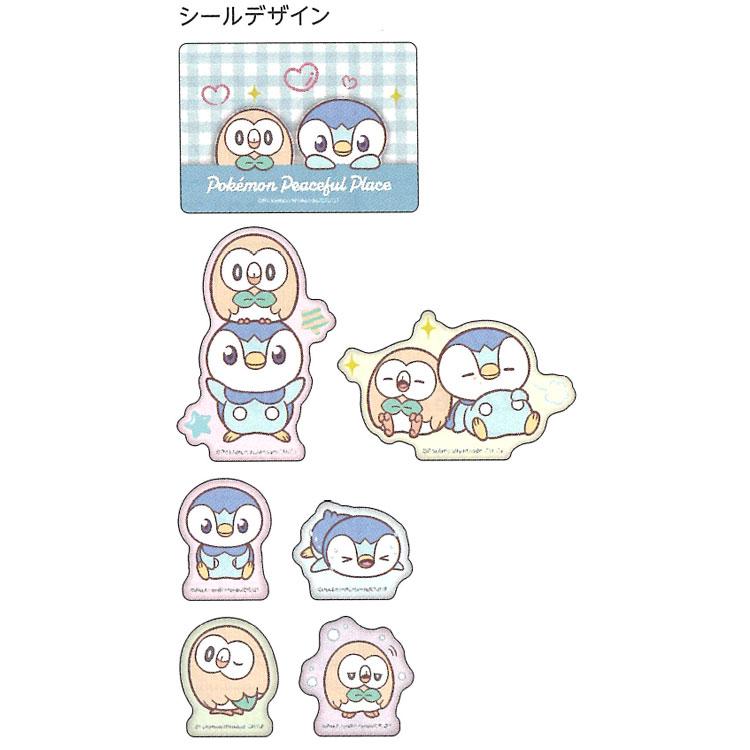 ポケットモンスター ステッカーセット ポッチャマ&モクロー 808413