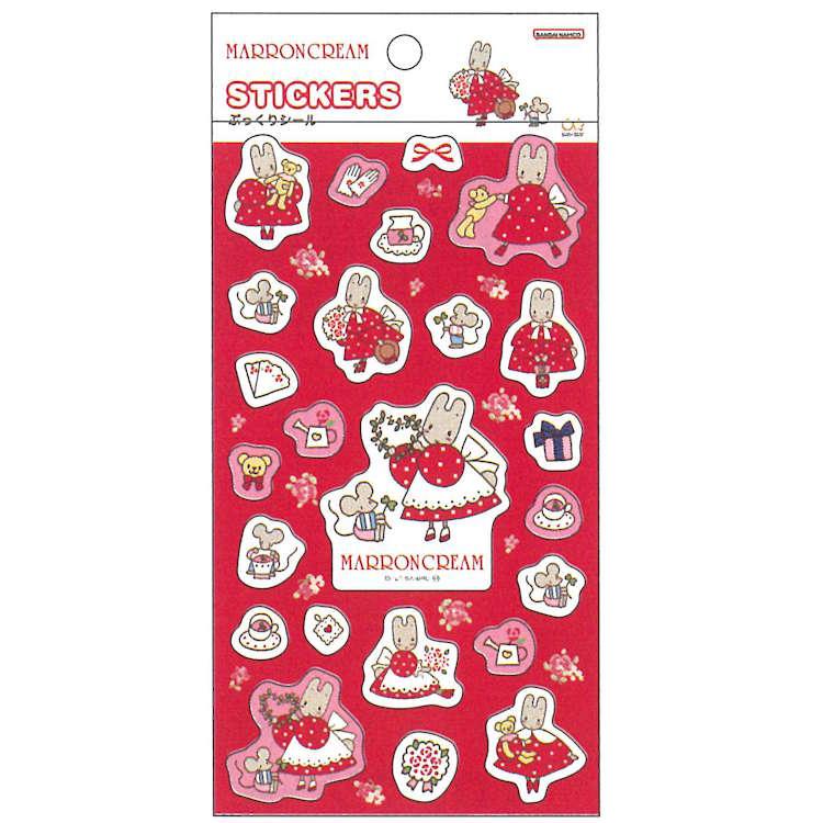 マロンクリーム ぷっくりシール デコ デコレーション 立体シール