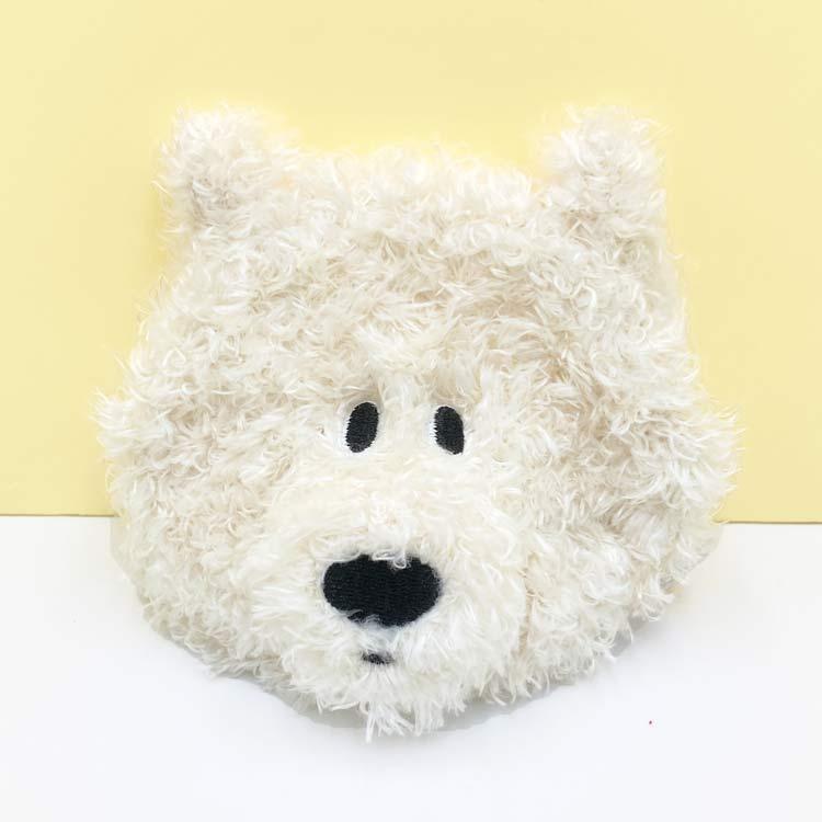 フリーリー ホミーズ フェイスポーチ サモエドのシエル CIEL FREALY