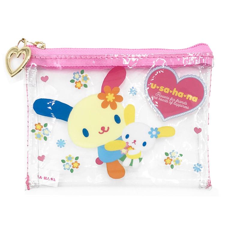 ウサハナ ミニクリアポーチ ピンク 999962 SANRIO サンリオ