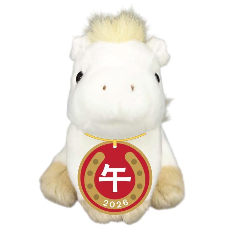 干支うま ぬいぐるみ 午 880520 2026年 えと お正月 : キャラクター