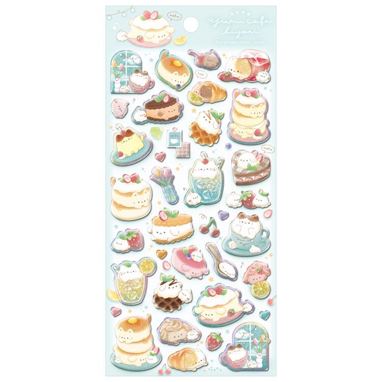 ゆるかふぇびより めちゃキラシール 010325 シールコレクション ホット