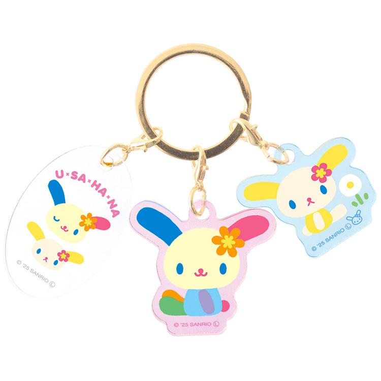 ウサハナ 3チャームキーホルダー 262687 SANRIO サンリオ