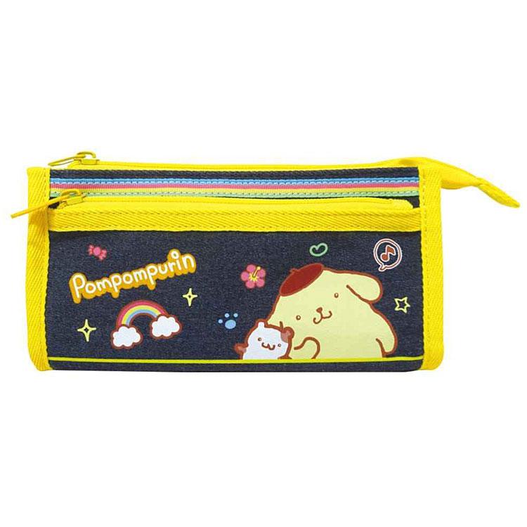 ポムポムプリン デニムポーチ 602093 胸キュンメモリーズ SANRIO