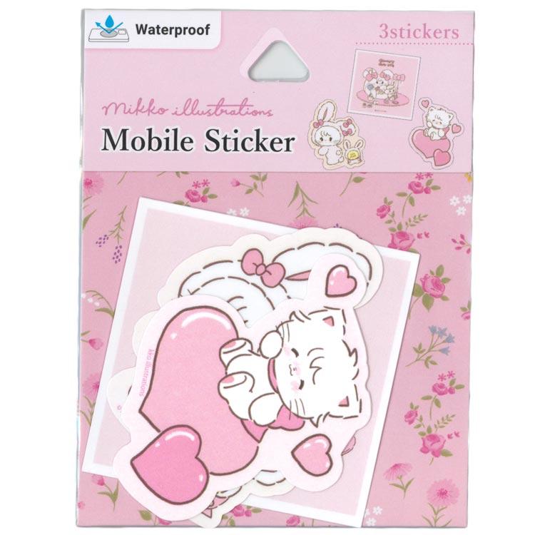 mikko illustrations モバイルステッカー Aタイプ 572796 ミッコ