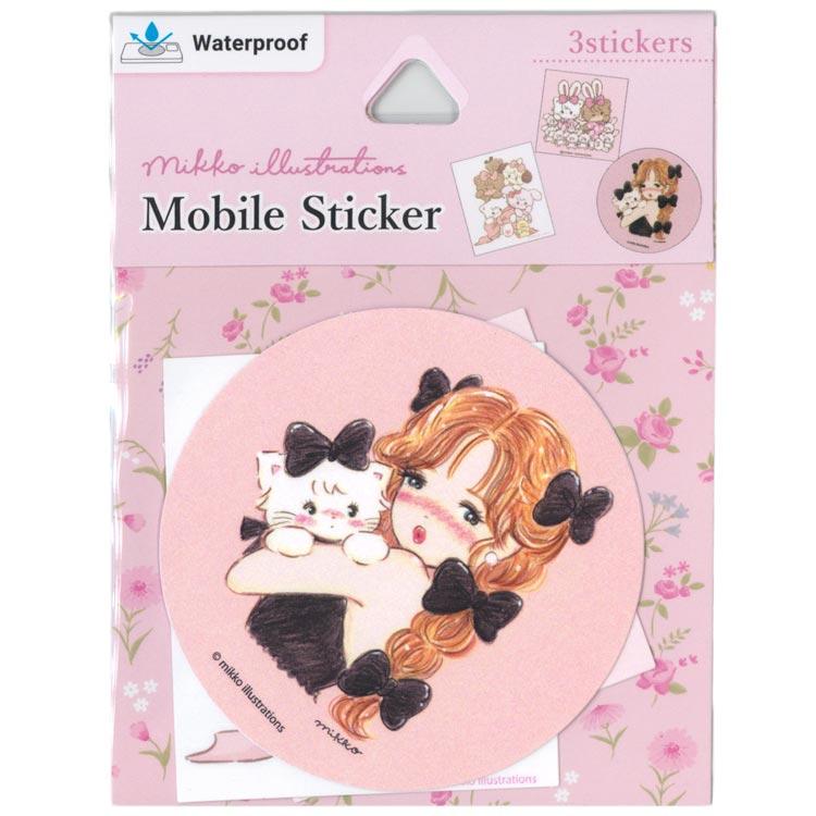 mikko illustrations モバイルステッカー Bタイプ 572802 ミッコ