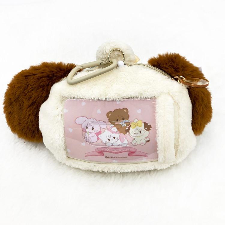 mikko illustrations ぬいぐるみパスケース スフレ 242841