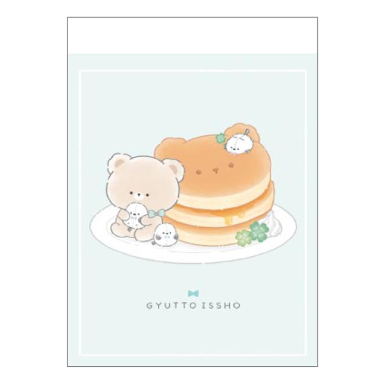 ぎゅっといっしょ ミニメモ パンケーキ 335504 GYUTTO ISSHO