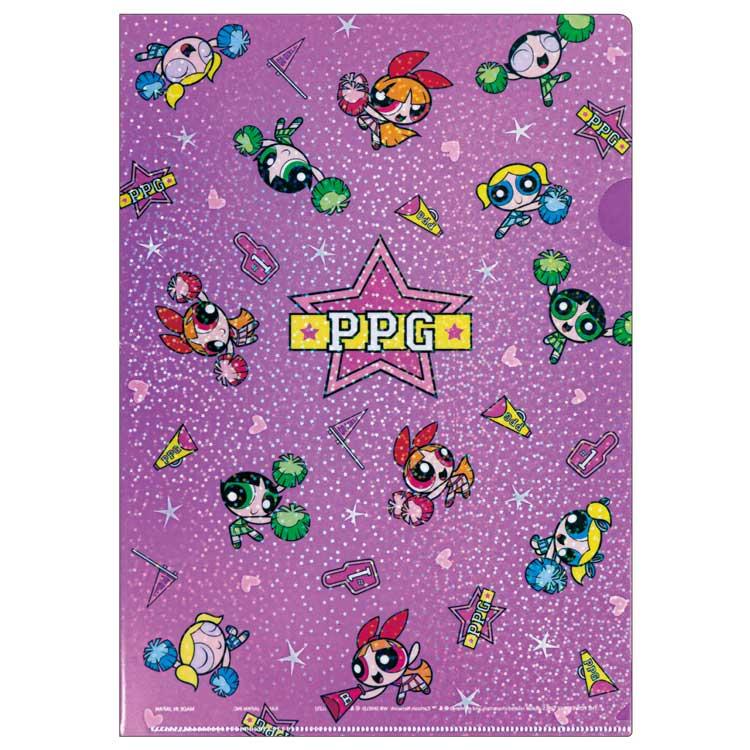 パワーパフガールズ A4シングルクリアファイル パープル 277816