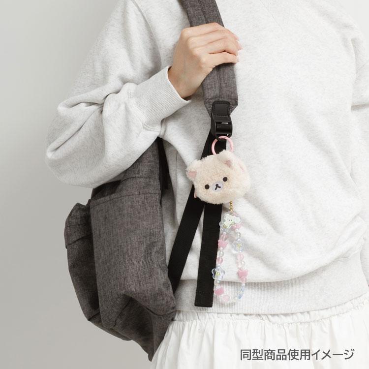すみっコぐらし ぬいぐるみミニポーチ とかげ カラビナ付 イヤホン入れ
