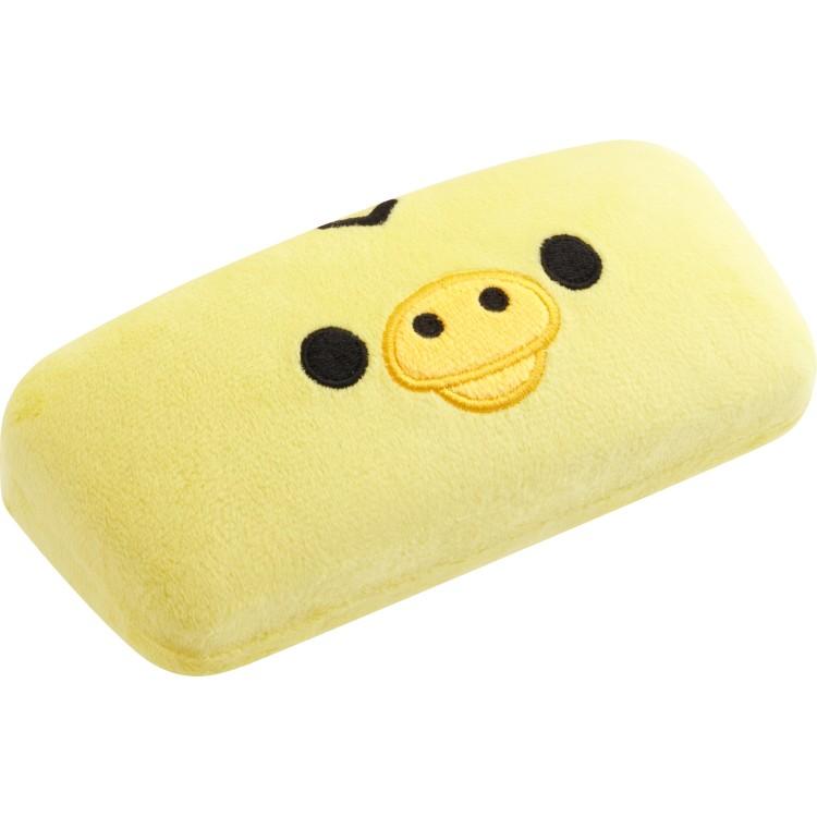 リラックマ　キイロイトリ　メガネケース　顔デザイン ケース　眼鏡　レア　合皮風 リラックマ キイロイトリ メガネケース 顔デザイン ケース 眼鏡