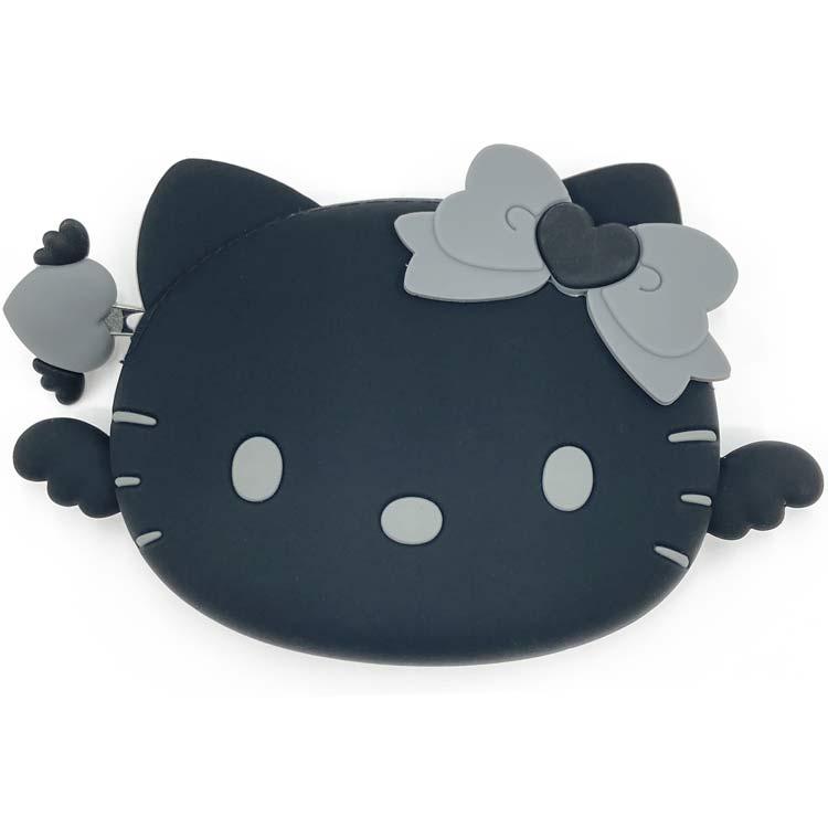 ハローキティ シリコンポーチ エンジェルブラック HELLO KITTY BLACK