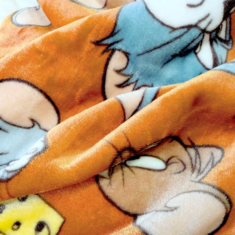 トムとジェリー ポリエステルマイヤー毛布 ウォームチーズ 880861