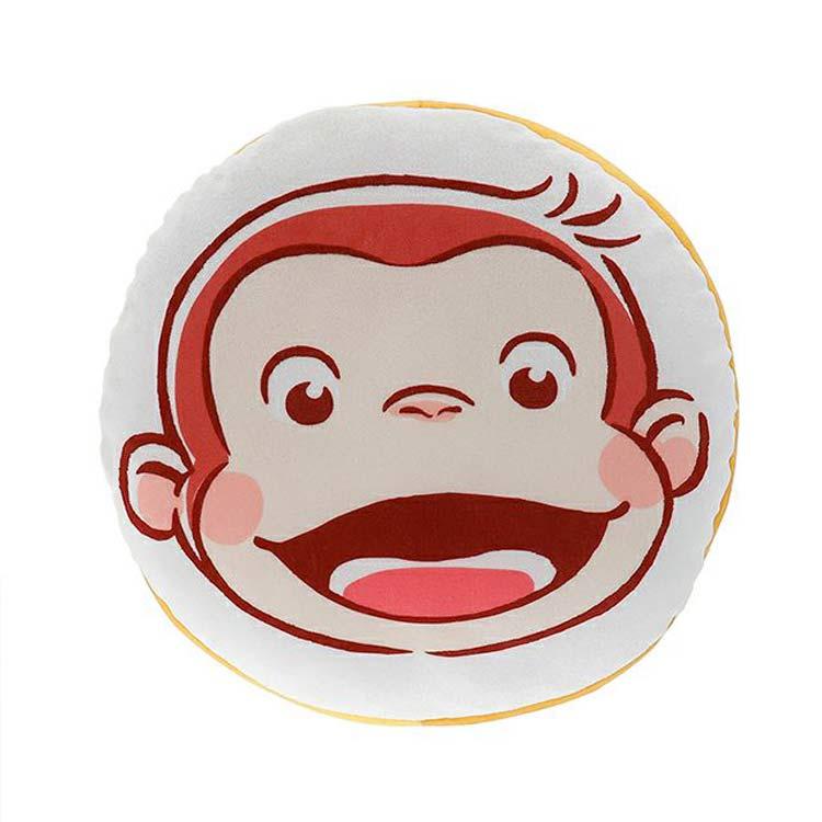 おさるのジョージ クッション オレンジスマイル 005130 : キャラクター
