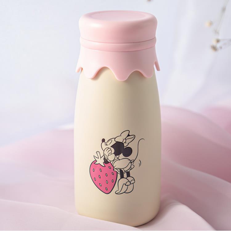 ミニー 牛乳瓶風ステンレスボトル320ml 826755 Minnie Mouse