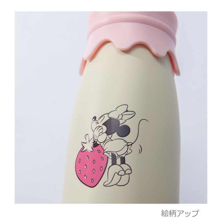 ミニー 牛乳瓶風ステンレスボトル320ml 826755 Minnie Mouse