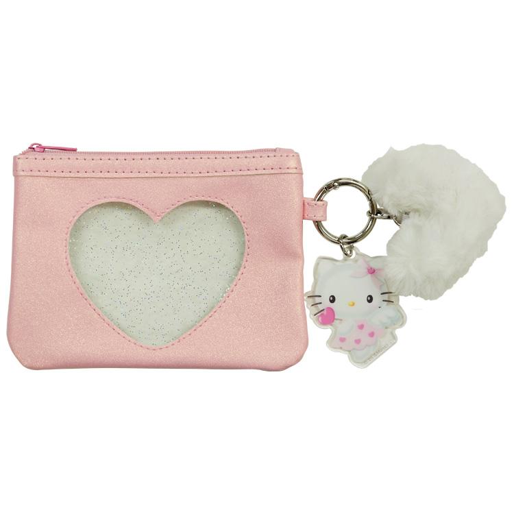 ハローキティ ハート窓付きポーチ ピンク 154926 エンジェル SANRIO