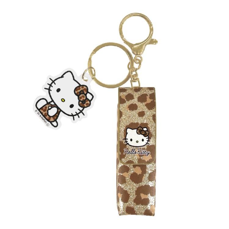 ハローキティ リップケースチャーム ヒョウ柄ブラウン 154711 ギャル