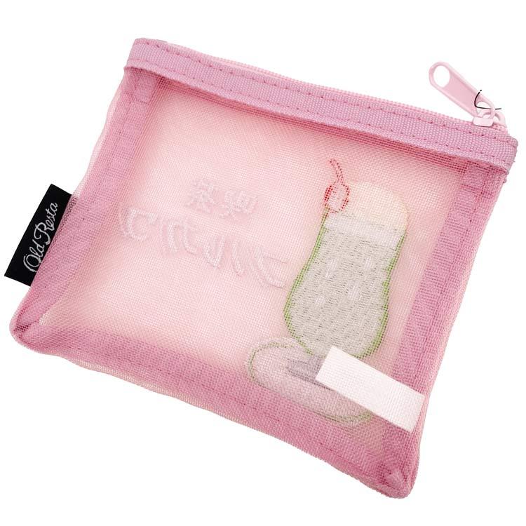 古川紙工 OR904077 刺繍メッシュポーチ M Old Resta : キャラクター