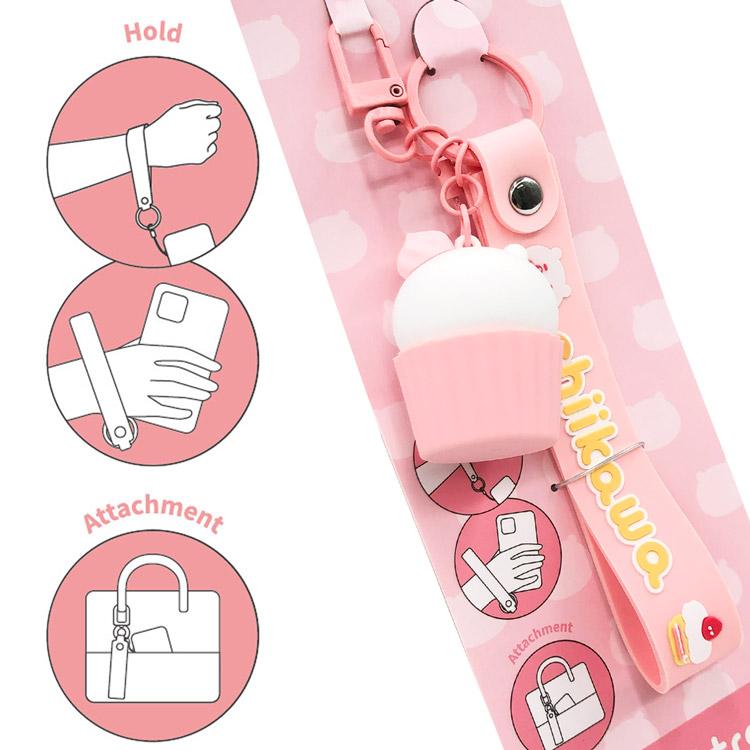 ちいかわ 3Dマスコット付きハンドストラップ 558431 CHIIKAWA